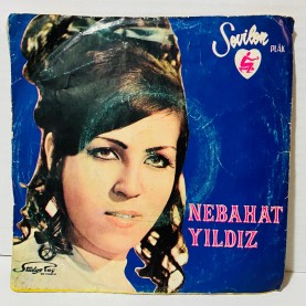 nebahat yıldız - gitme dedim gidemezsin - gözlerinin rengini beğenmiyorum  45 lik plak