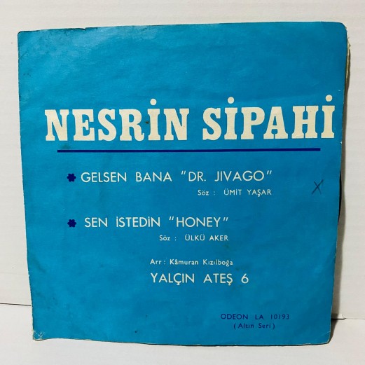 nesrin sipahi - gelsen bana - sen istedin 45 lik plak 