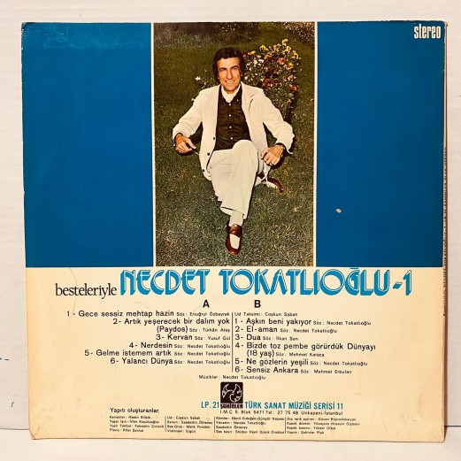 necdet tokatlıoğlu besteleriyle 1 lp 