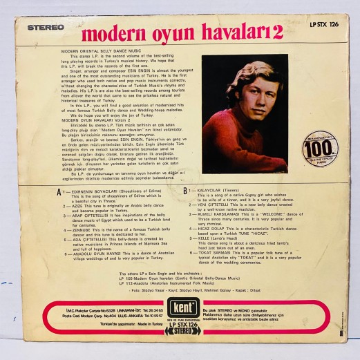 ESİN ENGİN VE ORKESTRASI - MODERN OYUN HAVALARI LP