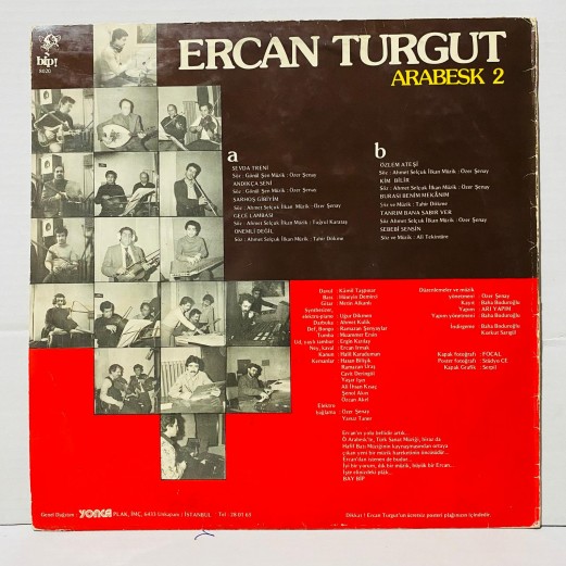 ercan turgut - arabesk 2 lp 