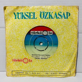 yüksel özkasap - derdime dermana geldim - kalbimde var gizli yara 45 lik plak 