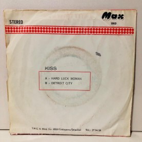 kıss - Hard Luck Woman -  Detroit Rock City 45 lik plak