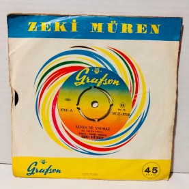 zeki müren - seven ne yapmaz - ne senin aşkına muhtacım 45 lik plak 