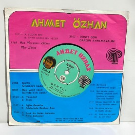 ahmet özhan - dertli - ölünceye kadar 45 lik plak 