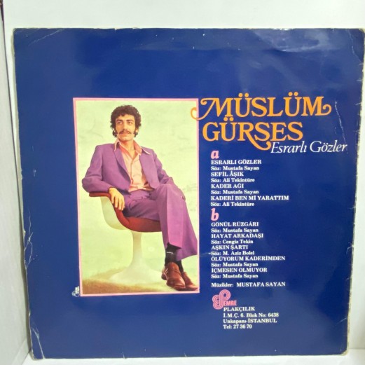 müslüm gürses - esrarlı gözler lp 